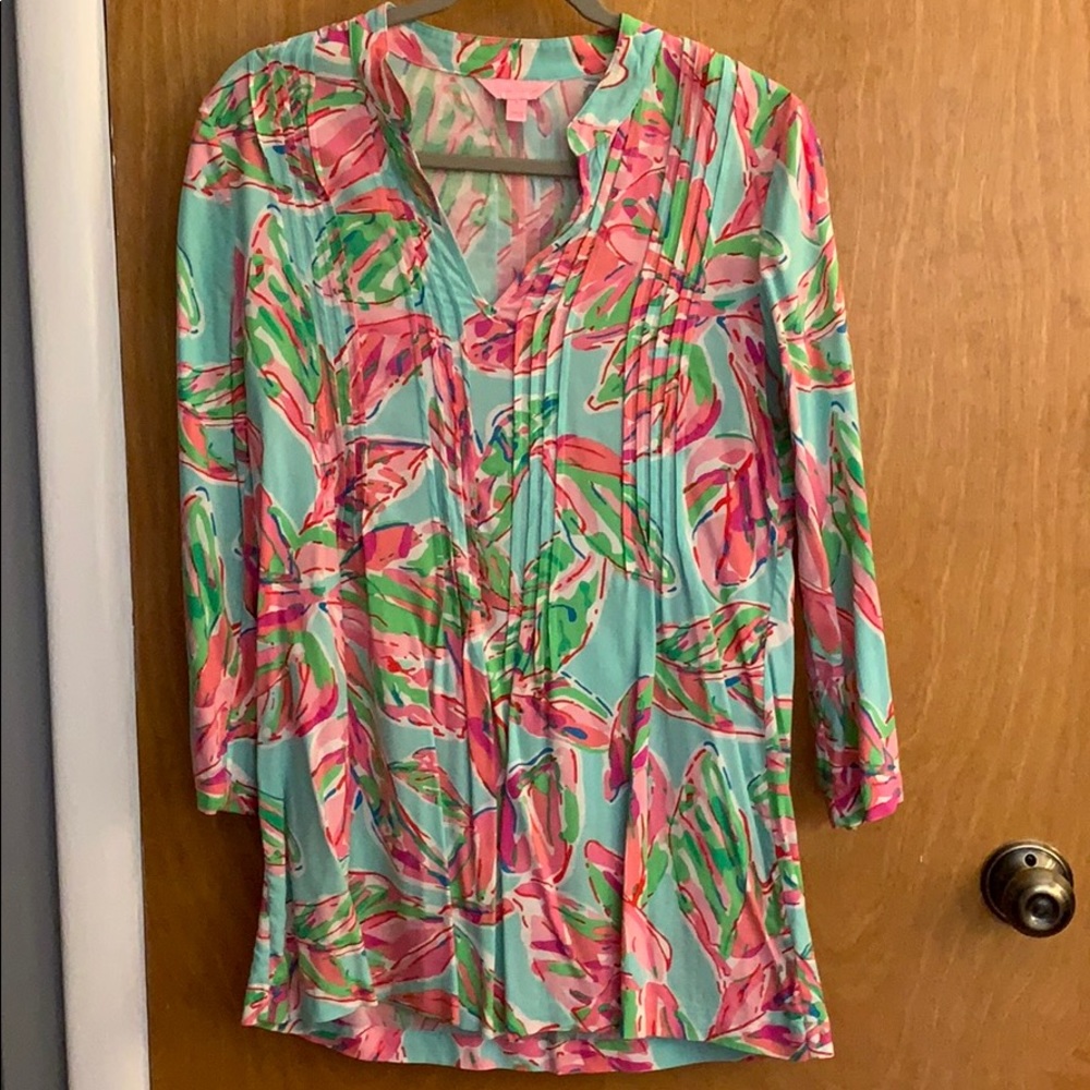 Lilly Pulitzer Three Quarter Sleeve Top